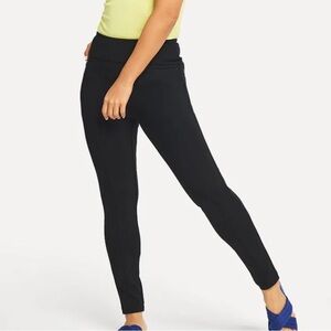 Betabrand Skinny-Leg Power-Down Pant Black Small Petite